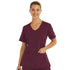 House of Uniforms The Matrix Pro Active Knit Scrub Top | Ladies Maevn Wine