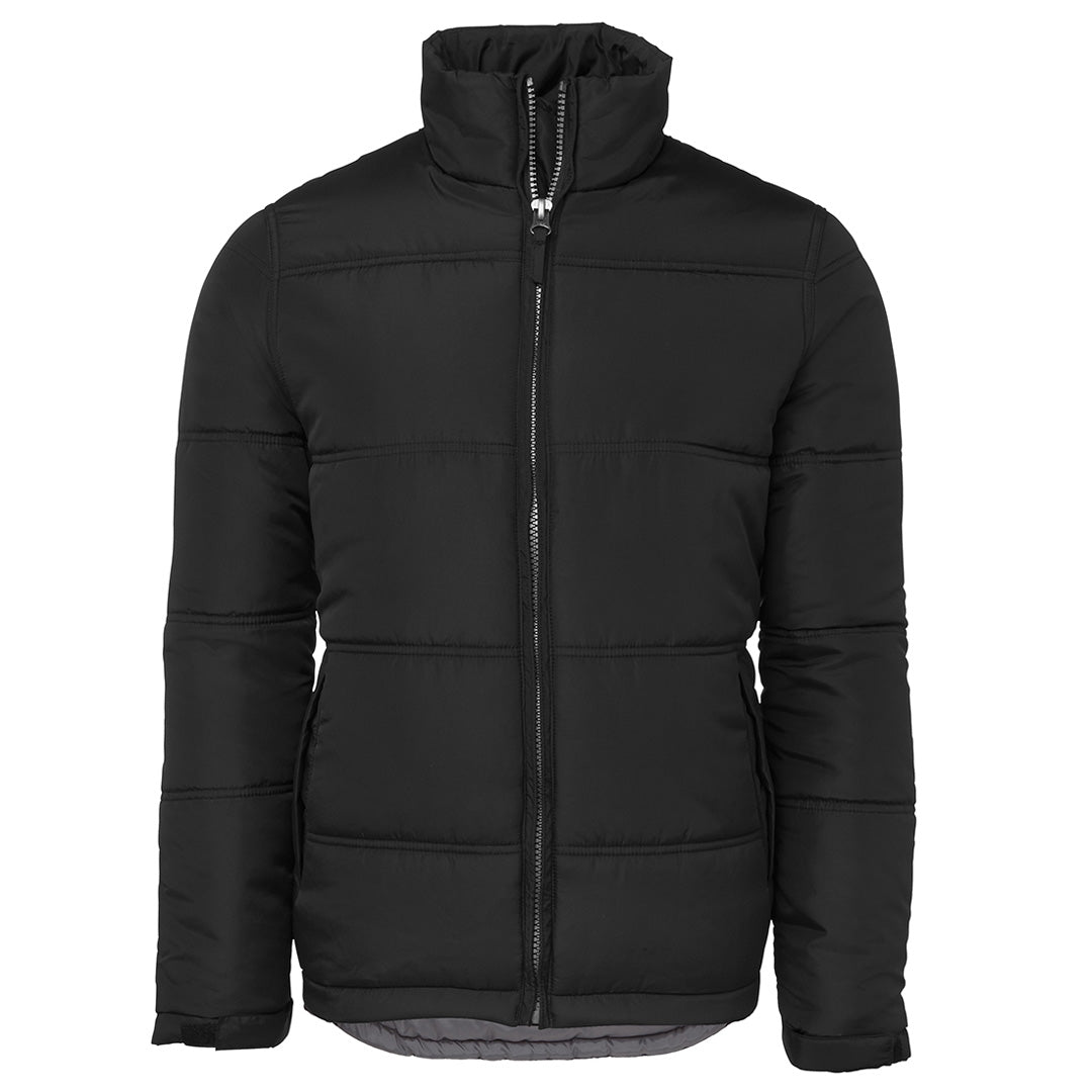 House of Uniforms The Adventure Puffer Jacket | Adults Jbs Wear Black