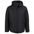 House of Uniforms The Hooded Puffer Jacket | Adults Jbs Wear Black