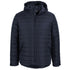 House of Uniforms The Hooded Puffer Jacket | Adults Jbs Wear Navy