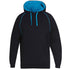 House of Uniforms The Contrast Hoodie | Mens Jbs Wear Black/Aqua