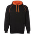 House of Uniforms The Contrast Hoodie | Mens Jbs Wear Black/Orange