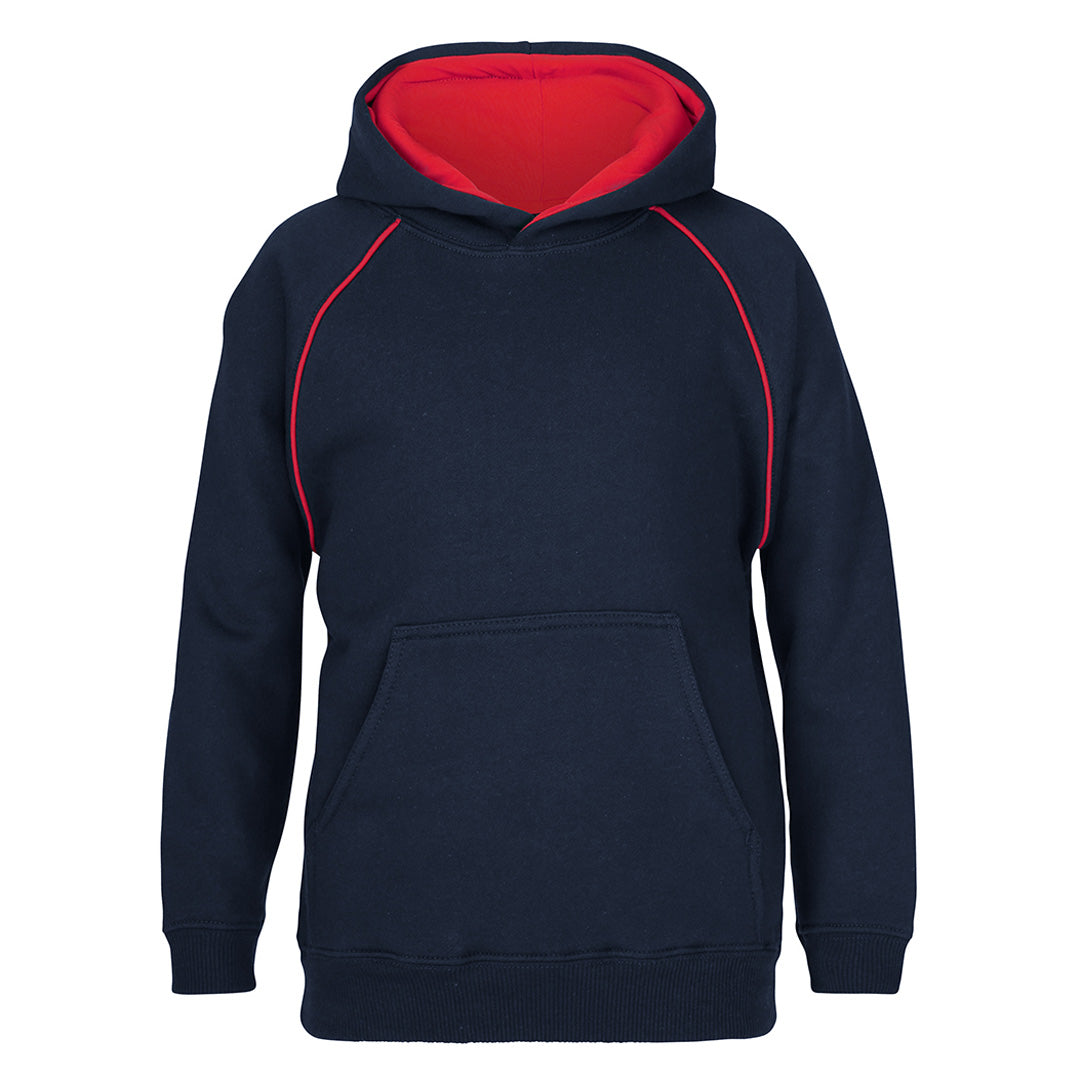 House of Uniforms The Contrast Hoodie | Kids Jbs Wear Navy/Red