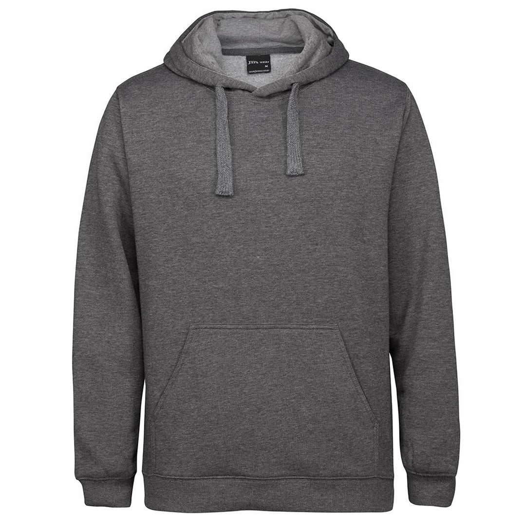 House of Uniforms The Fleecy Hoodie | Adults Jbs Wear Charcoal Marle
