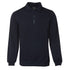 House of Uniforms The 1/2 Zip Fleecy Sweat | Adults Jbs Wear Navy