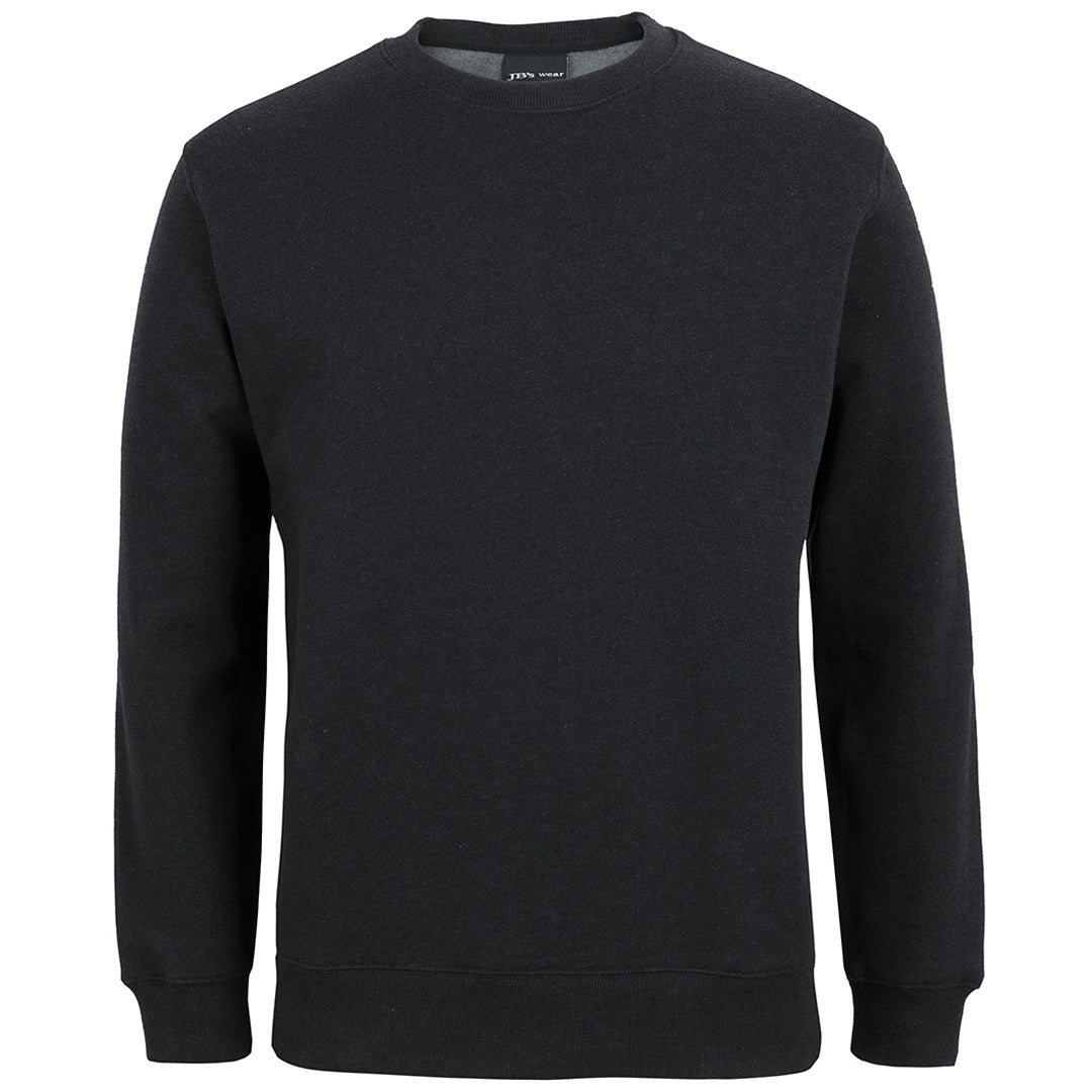House of Uniforms The Fleece Jumper | Adults Jbs Wear Black Marle