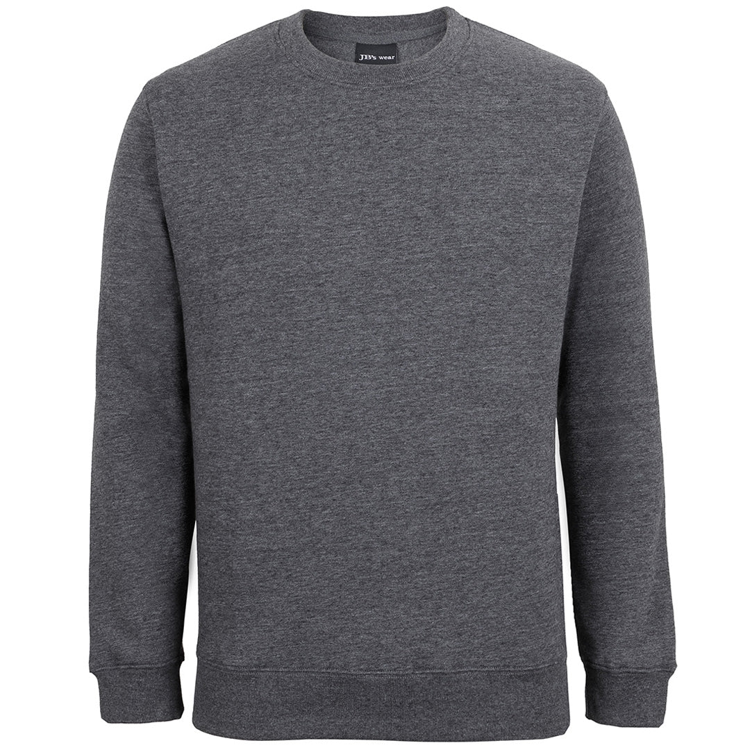 House of Uniforms The Fleece Jumper | Adults Jbs Wear Charcoal Marle
