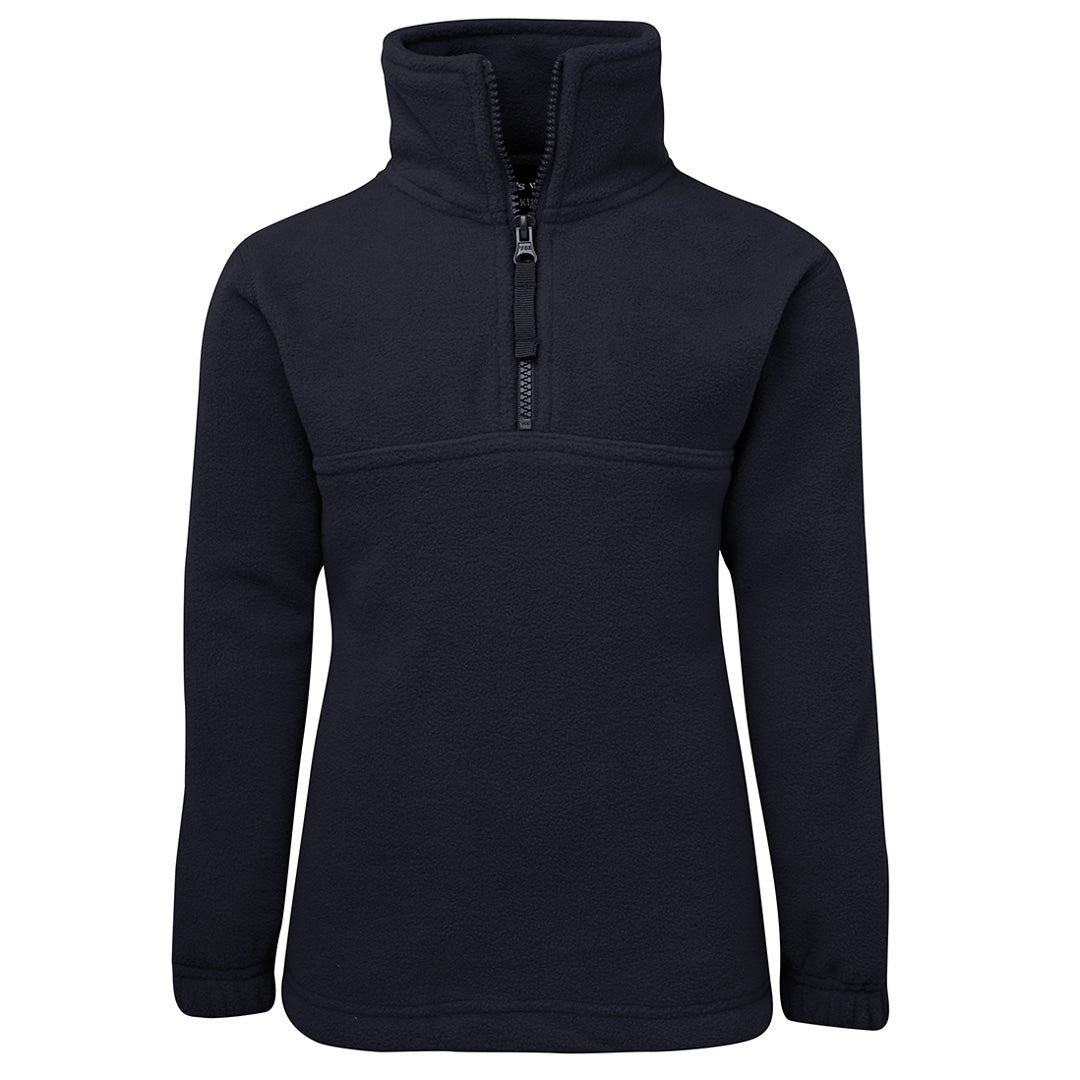 House of Uniforms The Zip Collar Polar Fleece Jumper | Kids Jbs Wear Navy