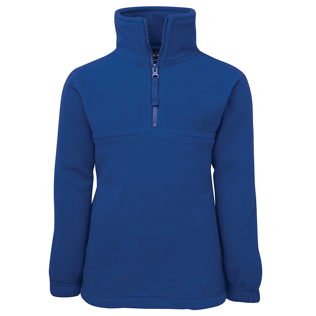 House of Uniforms The Zip Collar Polar Fleece Jumper | Kids Jbs Wear Royal