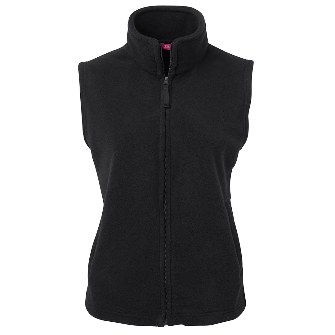 House of Uniforms The Polar Vest | Ladies Jbs Wear Black