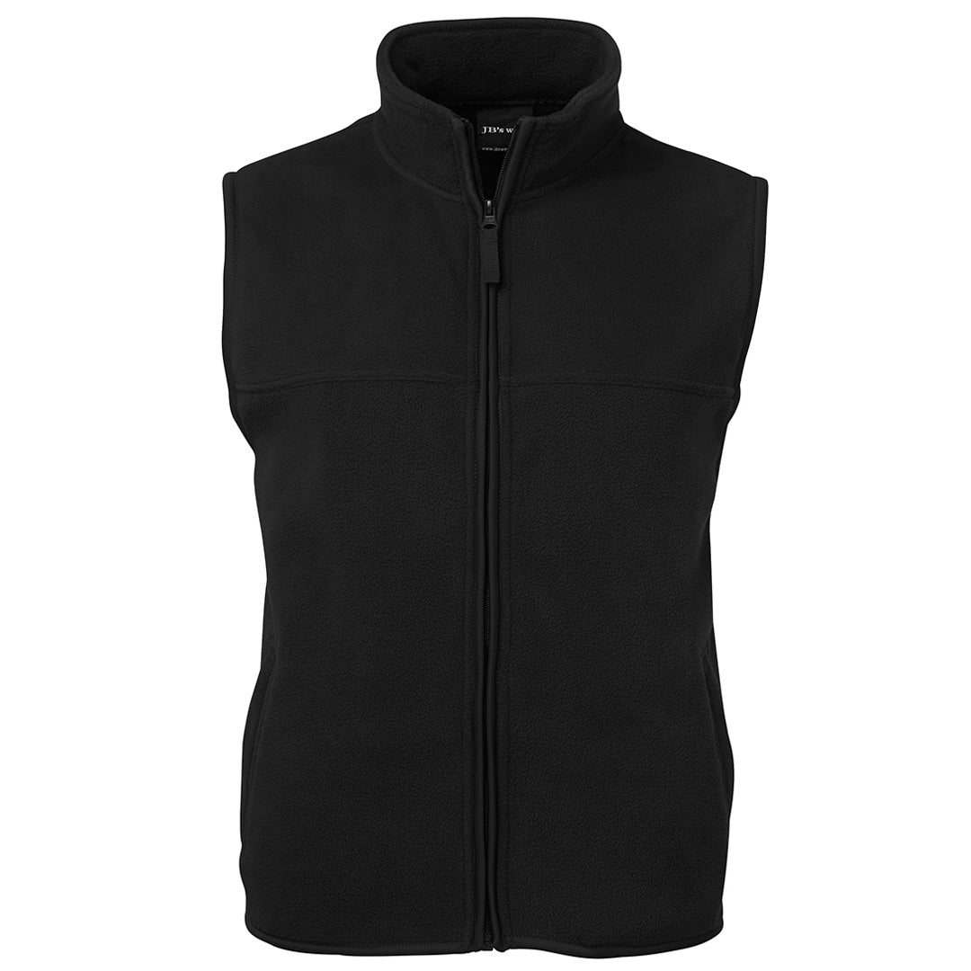 House of Uniforms The Polar Vest | Mens Jbs Wear Black