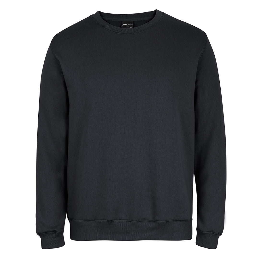 House of Uniforms The Poly Cotton Fleece Sweat | Adults Jbs Wear Black