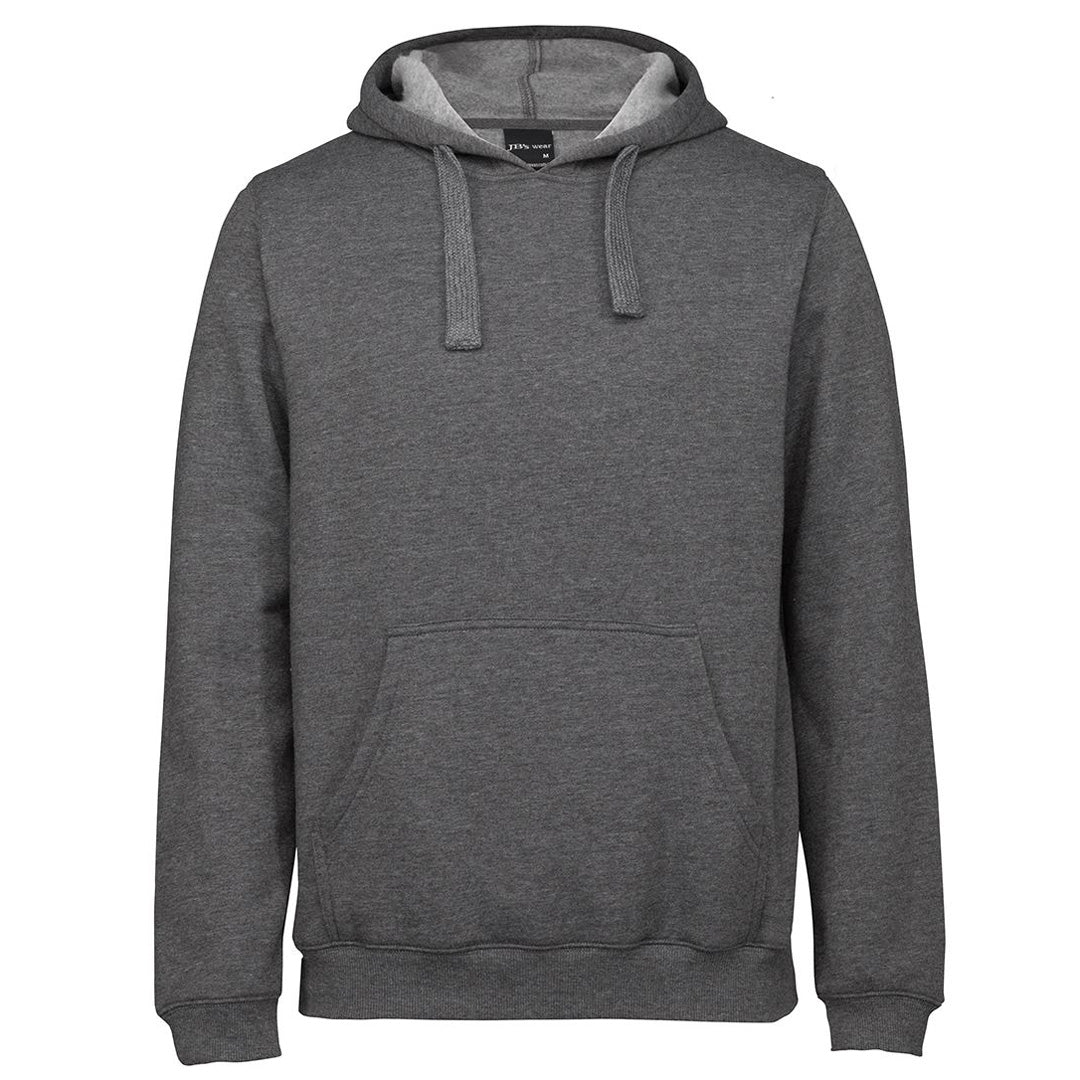 House of Uniforms The Pop Over Hoodie | Adults Jbs Wear Charcoal Marle