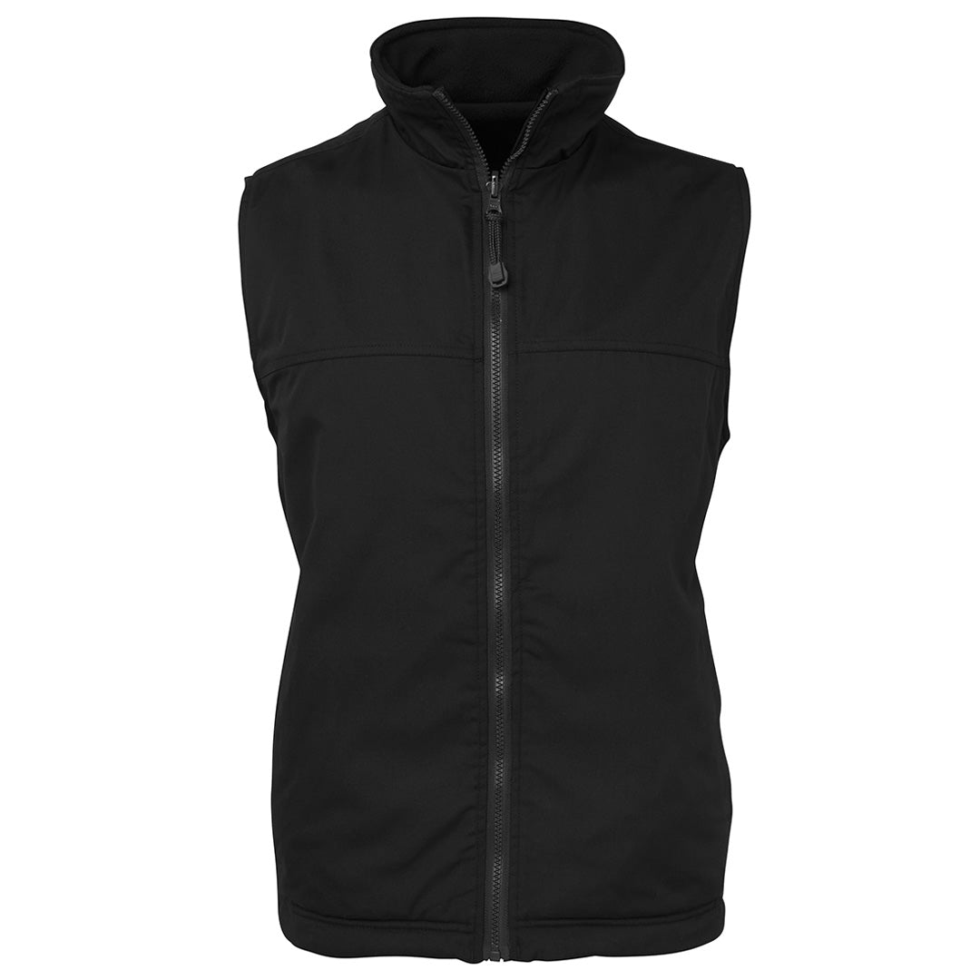 House of Uniforms The Reversible Vest | Adults Jbs Wear Black