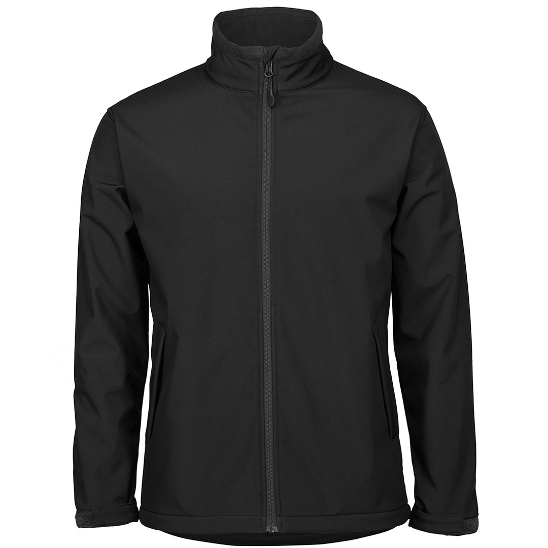 House of Uniforms The Contrast Softshell Jacket | Adults Jbs Wear Black/Charcoal