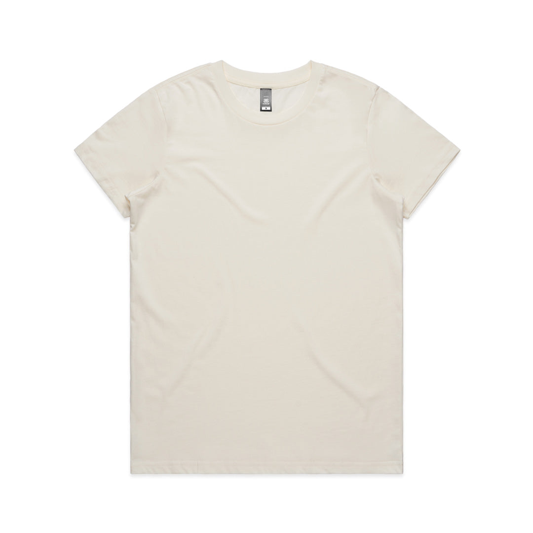 House of Uniforms The Maple Organic Tee | Ladies | Short Sleeve AS Colour Natural