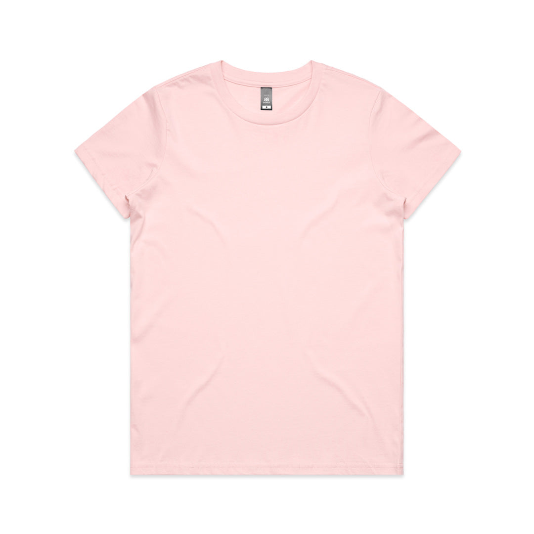 House of Uniforms The Maple Tee | Ladies | Short Sleeve AS Colour Pink