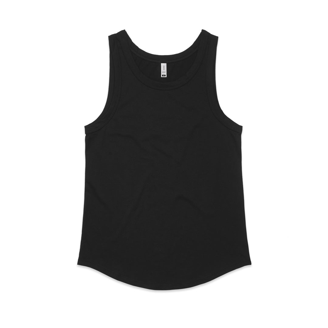 House of Uniforms The Sunday Singlet | Ladies AS Colour Black