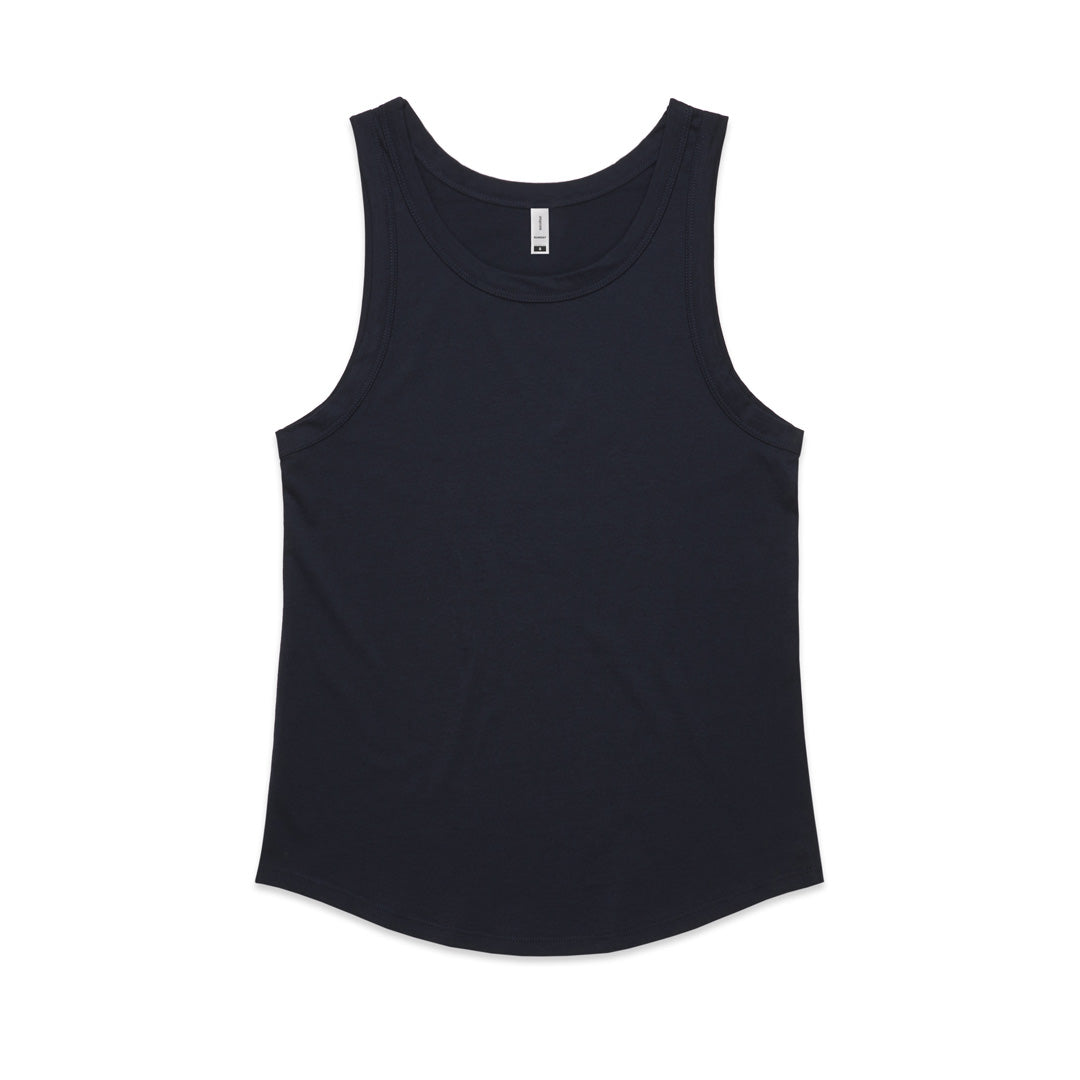 House of Uniforms The Sunday Singlet | Ladies AS Colour Navy