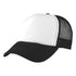 House of Uniforms The Foam Mesh Trucker Cap | Adults Legend Black/White