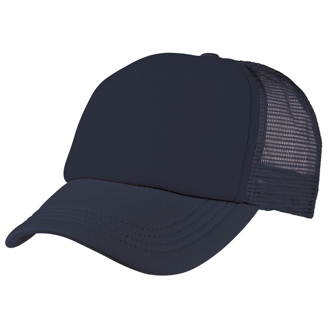 House of Uniforms The Foam Mesh Trucker Cap | Adults Legend Navy