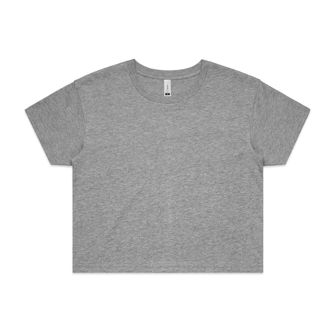 House of Uniforms The Crop Tee | Ladies | Short Sleeve AS Colour Grey Marle