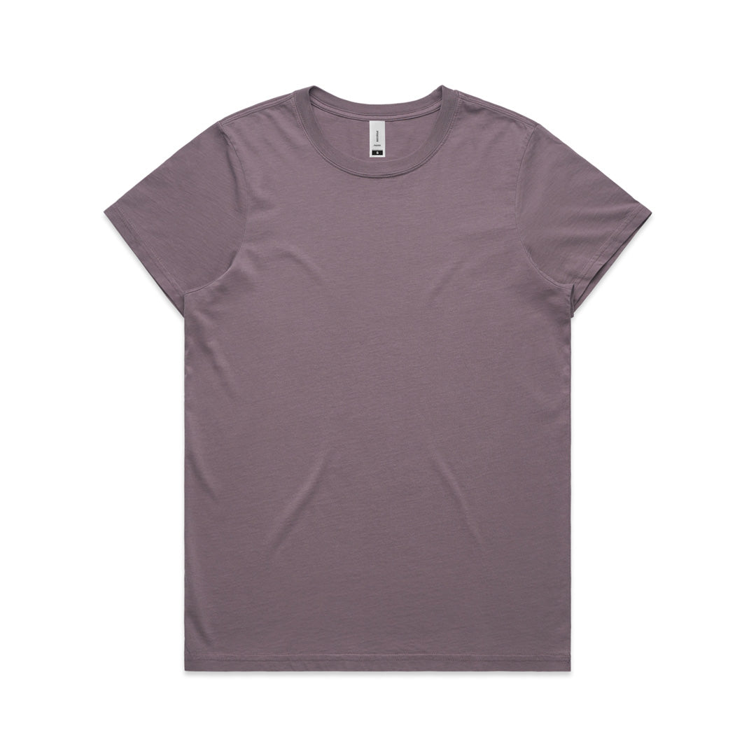 House of Uniforms The Faded Tee | Ladies | Short Sleeve AS Colour Mauve