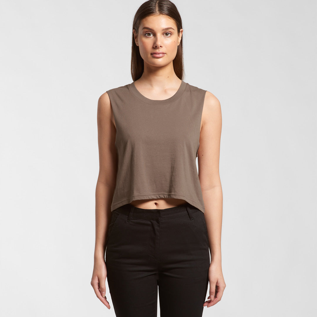 House of Uniforms The Crop Tank | Ladies AS Colour
