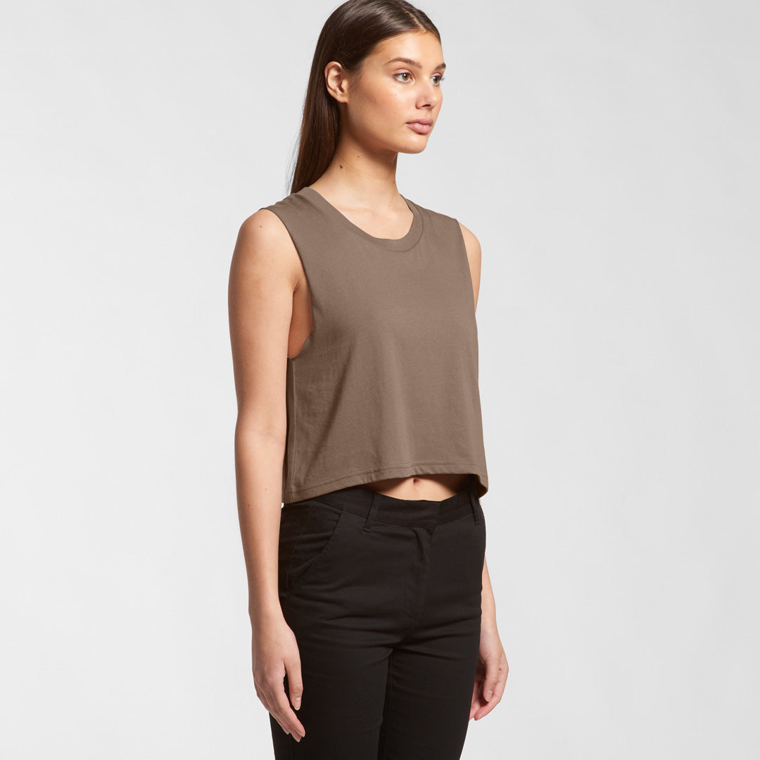 House of Uniforms The Crop Tank | Ladies AS Colour