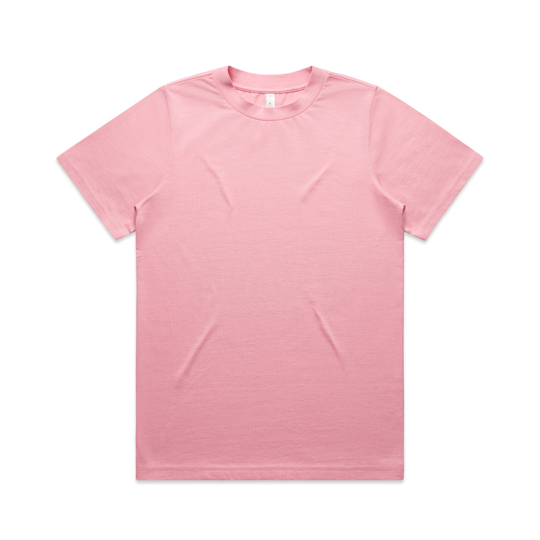 House of Uniforms The Heavy Tee | Ladies | Short Sleeve AS Colour Bubblegum