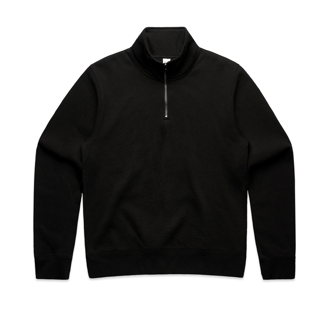 House of Uniforms The Half Zip Crew | Ladies | Pullover AS Colour Black