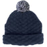 House of Uniforms The Pom Pom Beanie | Adults Legend Navy/White