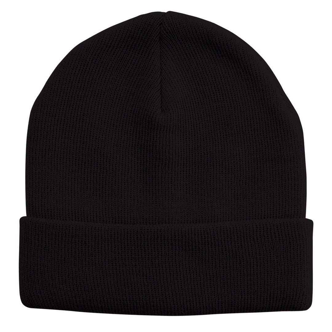 House of Uniforms Acrylic Knit Beanie | Adults Legend Black