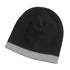 House of Uniforms The Contrast Trim Beanie | Adults Legend Black/Grey