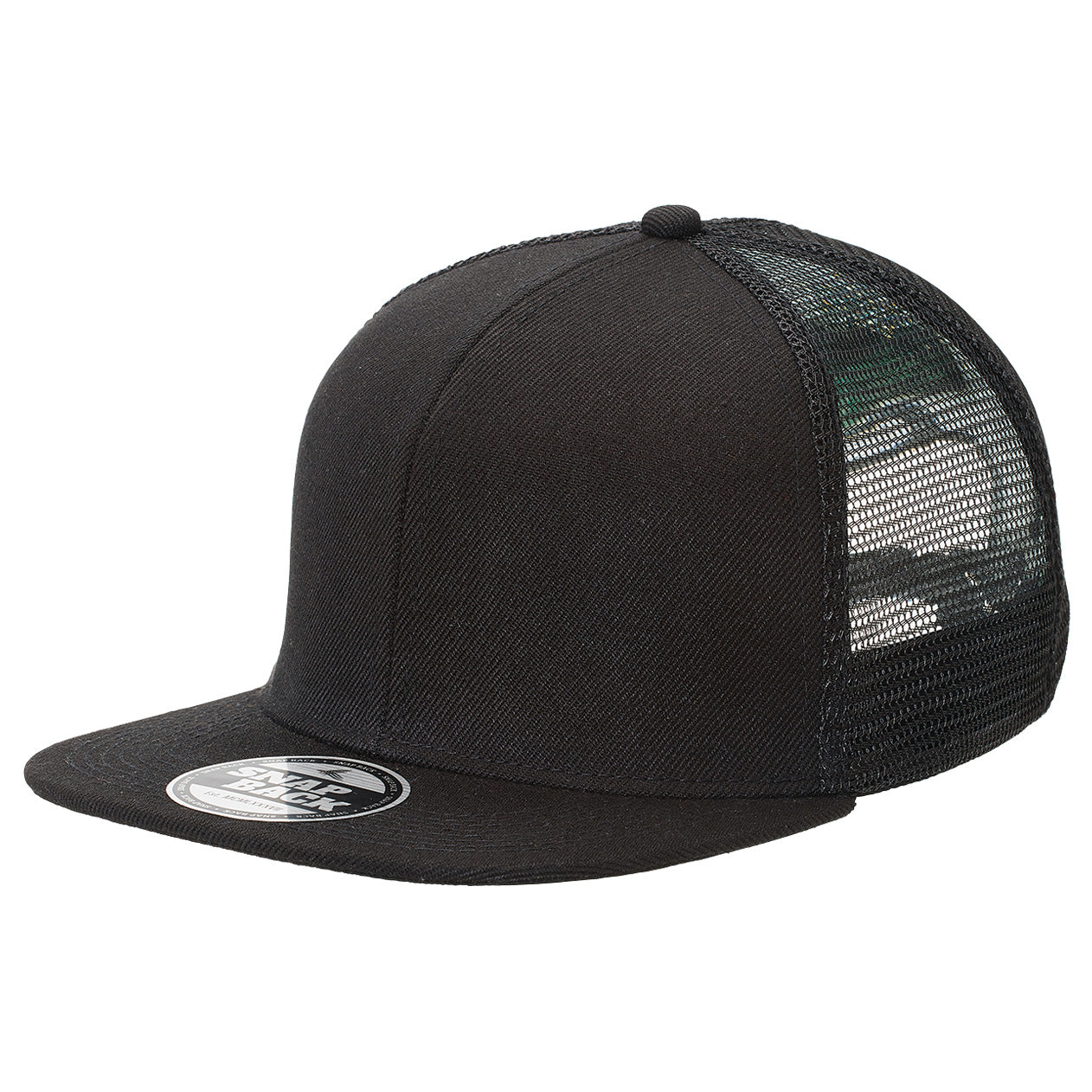 House of Uniforms The Snapback Trucker Cap | Adults Legend Black