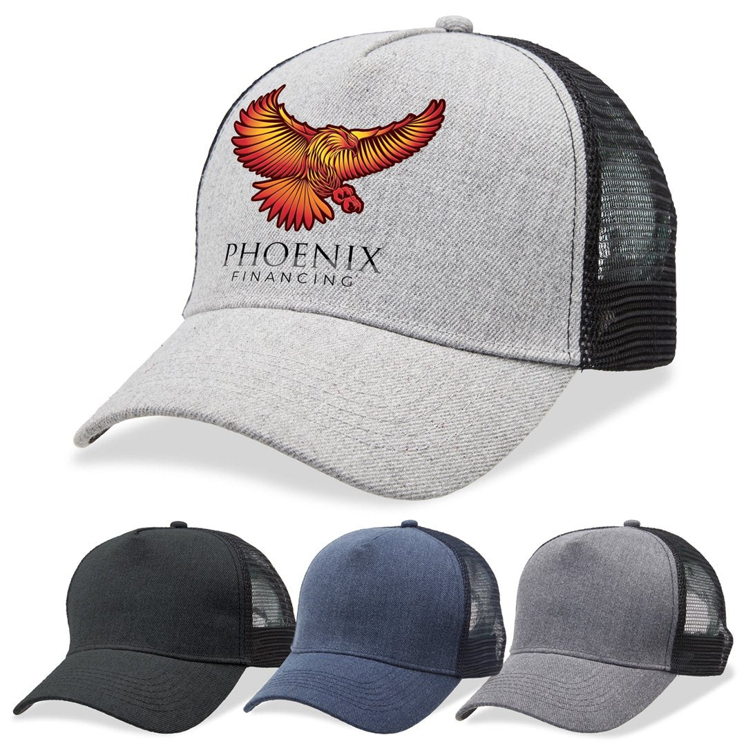 House of Uniforms The Heathered Mesh Trucker Cap Legend