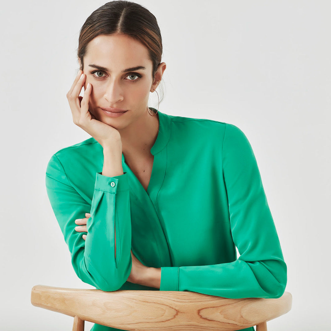 House of Uniforms The Juliette Blouse | Ladies | Short & Long Sleeve Biz Corporates