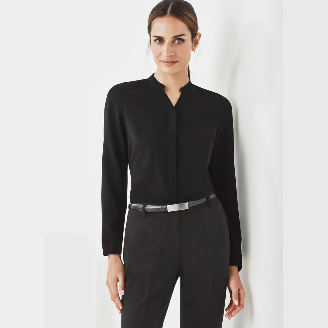 House of Uniforms The Juliette Blouse | Ladies | Short & Long Sleeve Biz Corporates