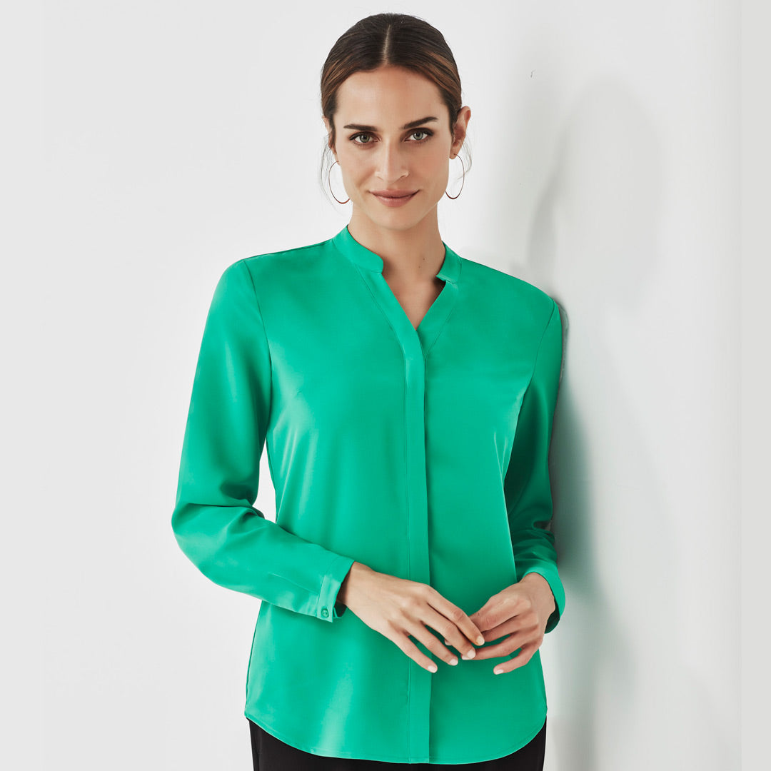 House of Uniforms The Juliette Blouse | Ladies | Short & Long Sleeve Biz Corporates