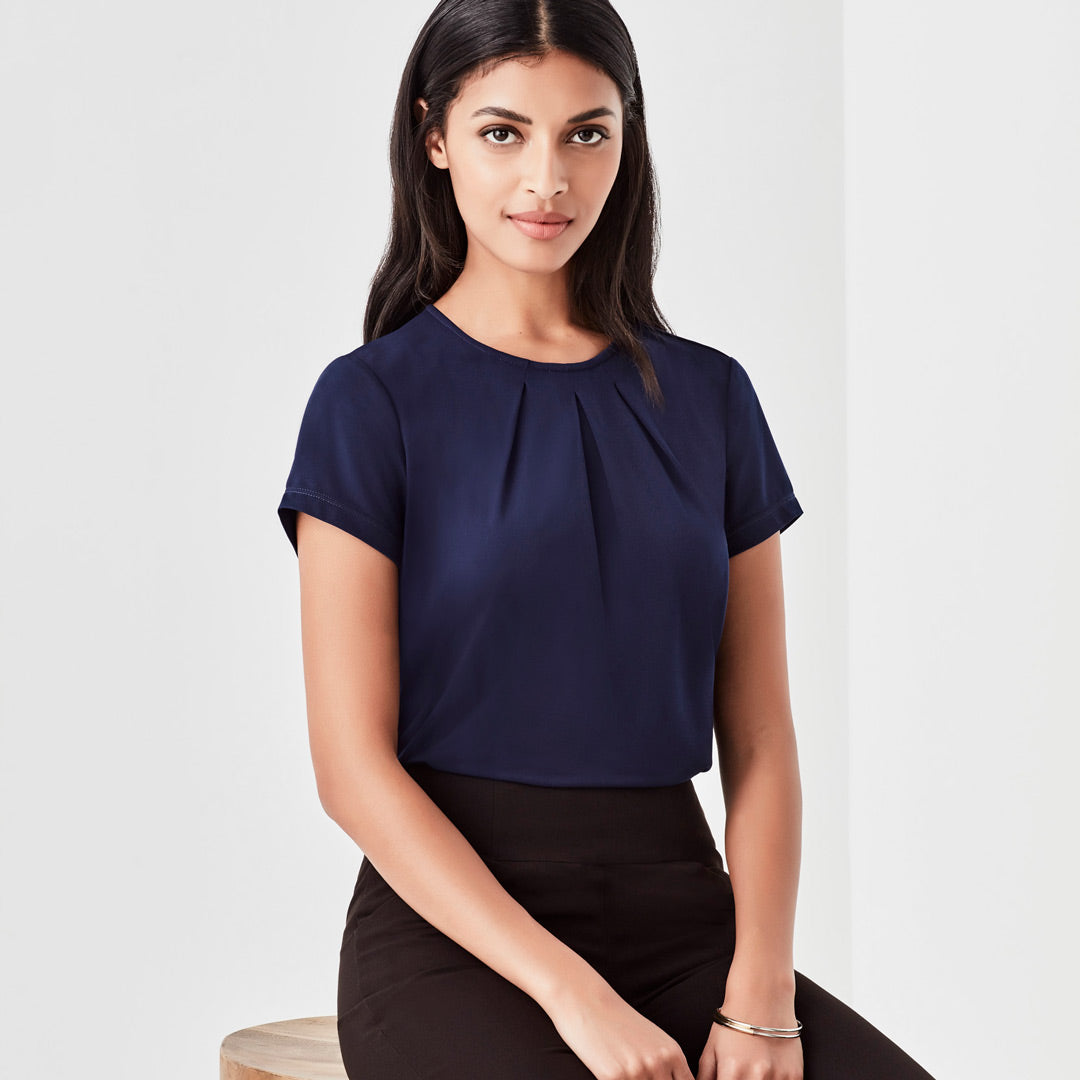 House of Uniforms The Blaise Top | Ladies | Short Sleeve Biz Corporates