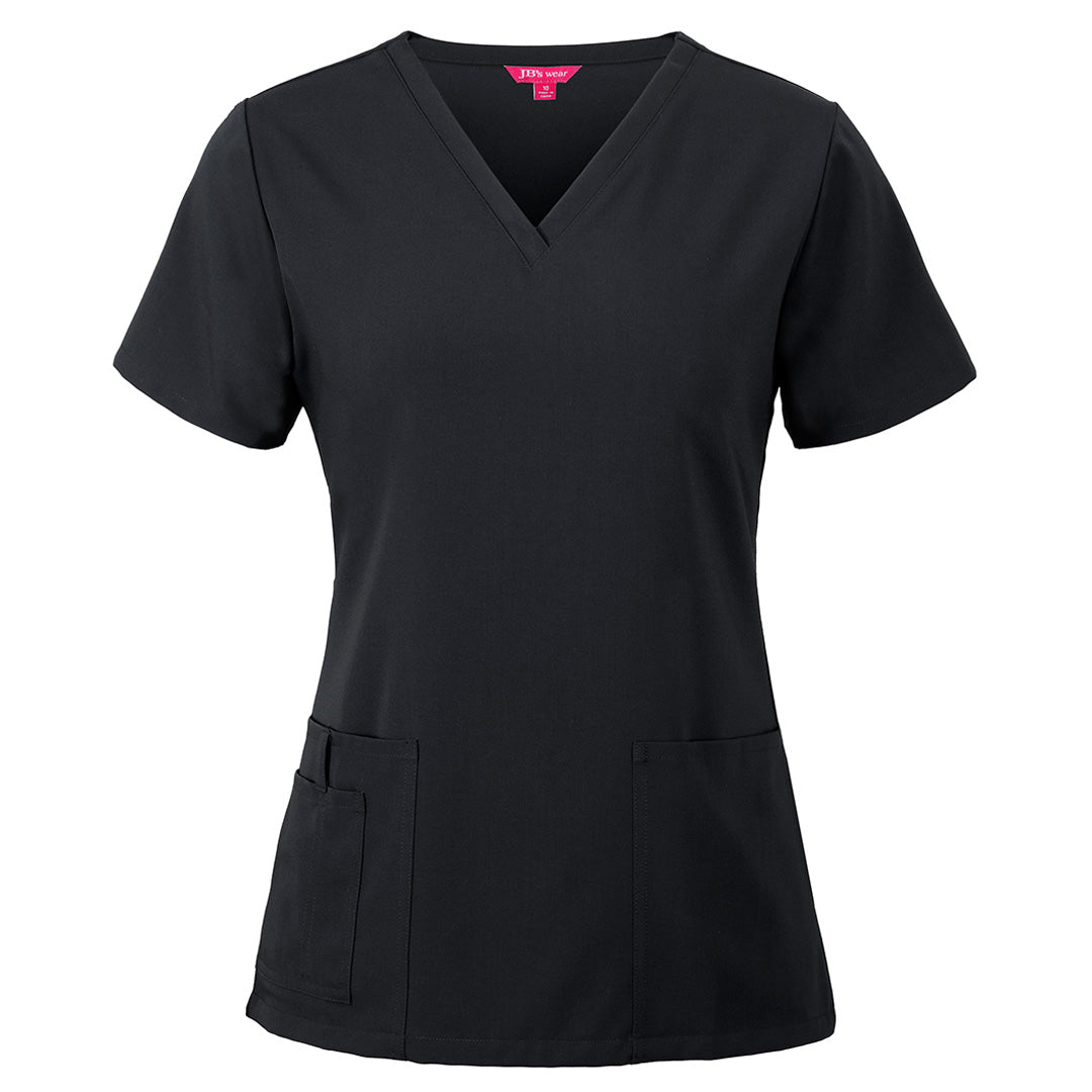 House of Uniforms The Nu Scrub Top | Ladies Jbs Wear Black