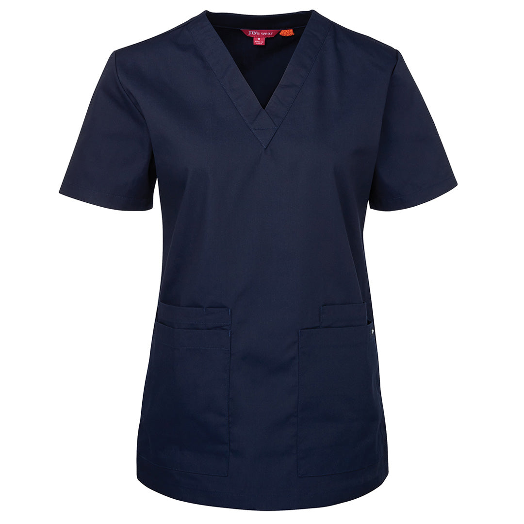 House of Uniforms The Basic Scrub Top | Ladies Jbs Wear Navy