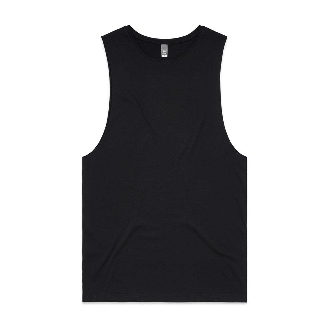 House of Uniforms The Barnard Tank | Mens AS Colour Black