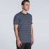 House of Uniforms The Stripe Tee | Mens | Short Sleeve AS Colour