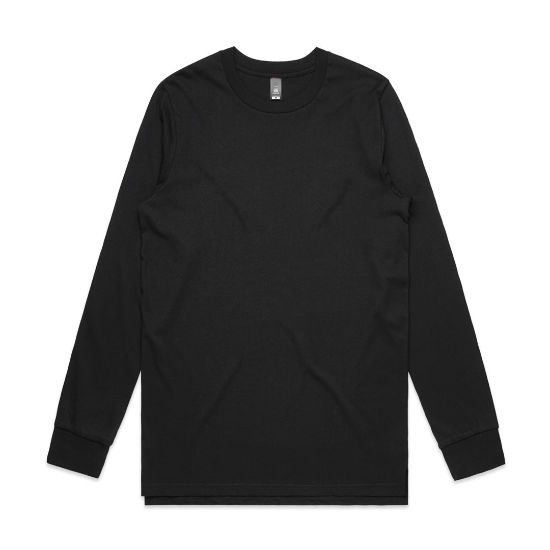 House of Uniforms The Base Tee | Mens | Long Sleeve AS Colour Black