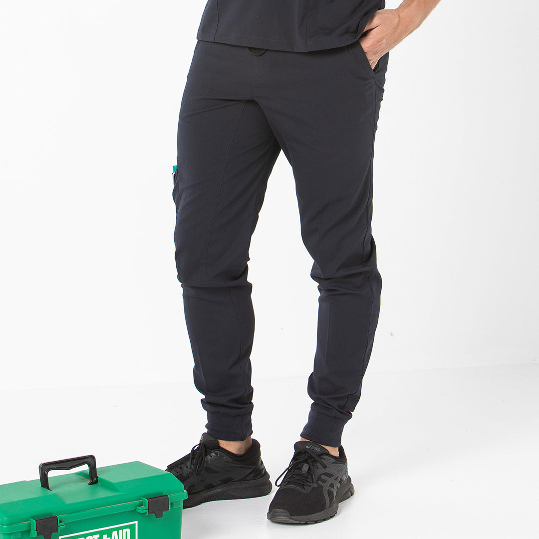 House of Uniforms The Jogger Scrub Pant | Unisex LSJ Collection Navy