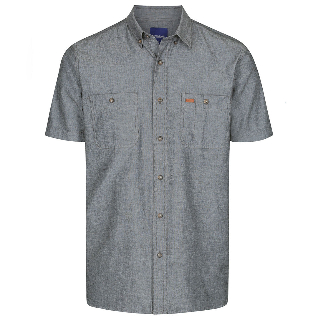 House of Uniforms The Icon Shirt | Mens | Short Sleeve Gloweave Black