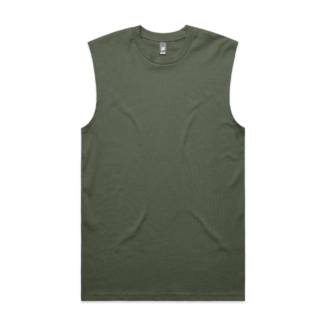 House of Uniforms The Classic Tank | Mens AS Colour Cypress