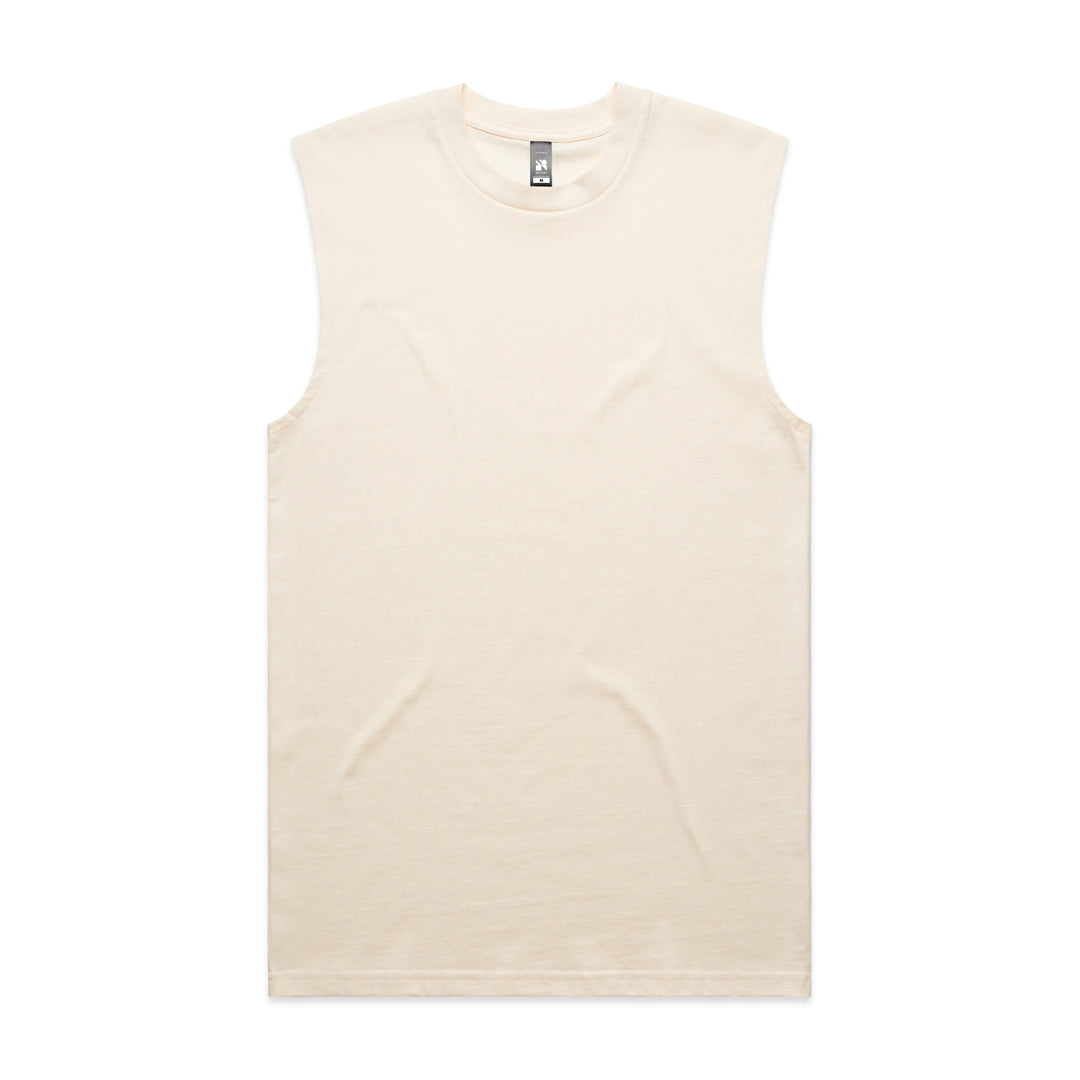 House of Uniforms The Classic Tank | Mens AS Colour Ecru