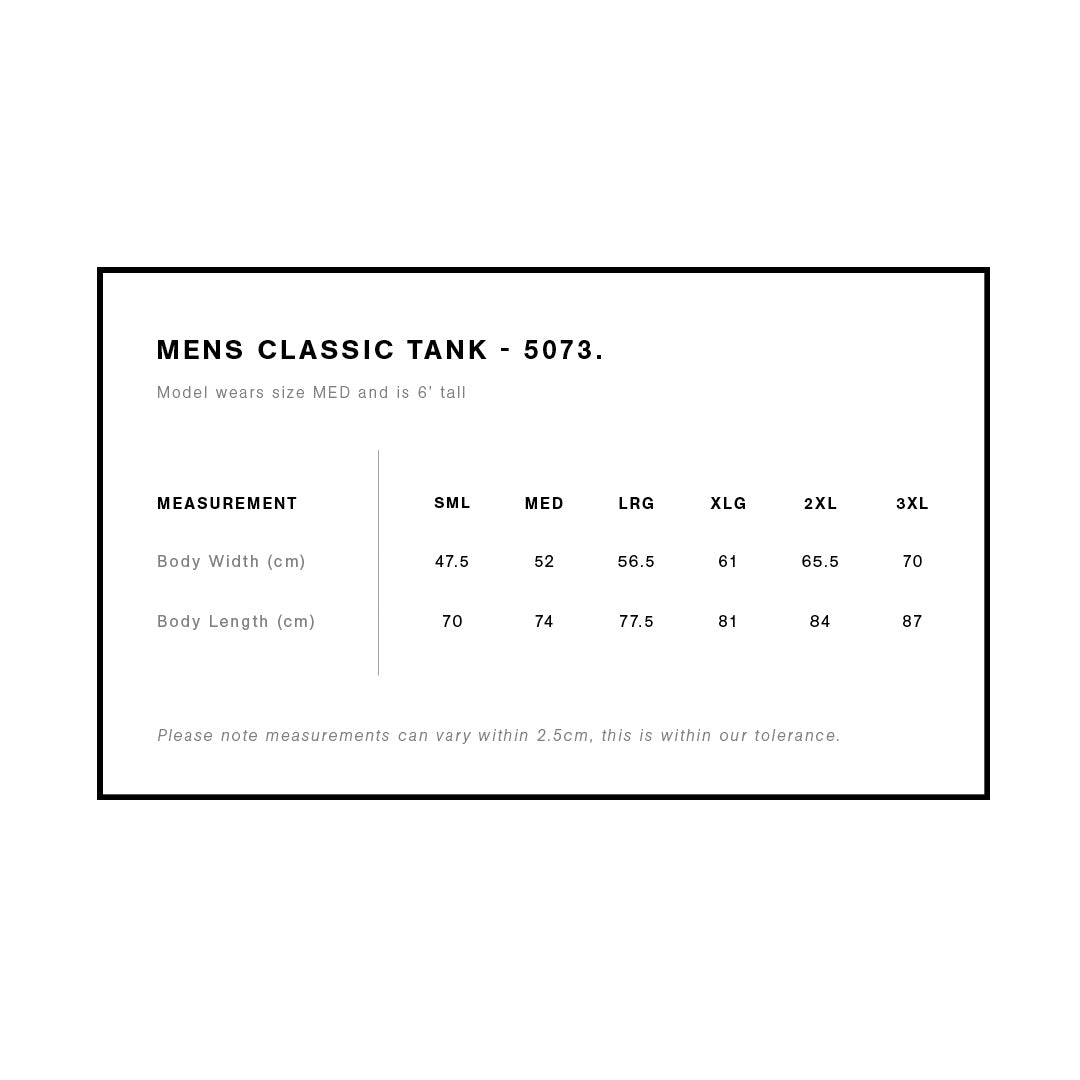 House of Uniforms The Classic Tank | Mens AS Colour